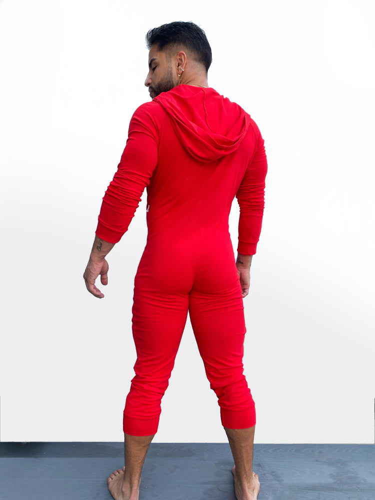 
                  
                    PREORDER - Two Kings Unlimited/THK Brand Red Hooded Onesie - THIRSTYMALE.COM
                  
                